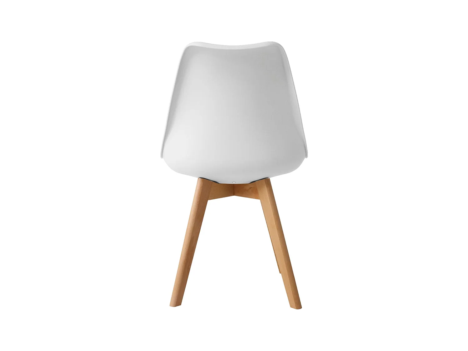 Set de 4 sillas de comedor mavis  blanco para hogar moderno mueble de almacenaje  - Homekit