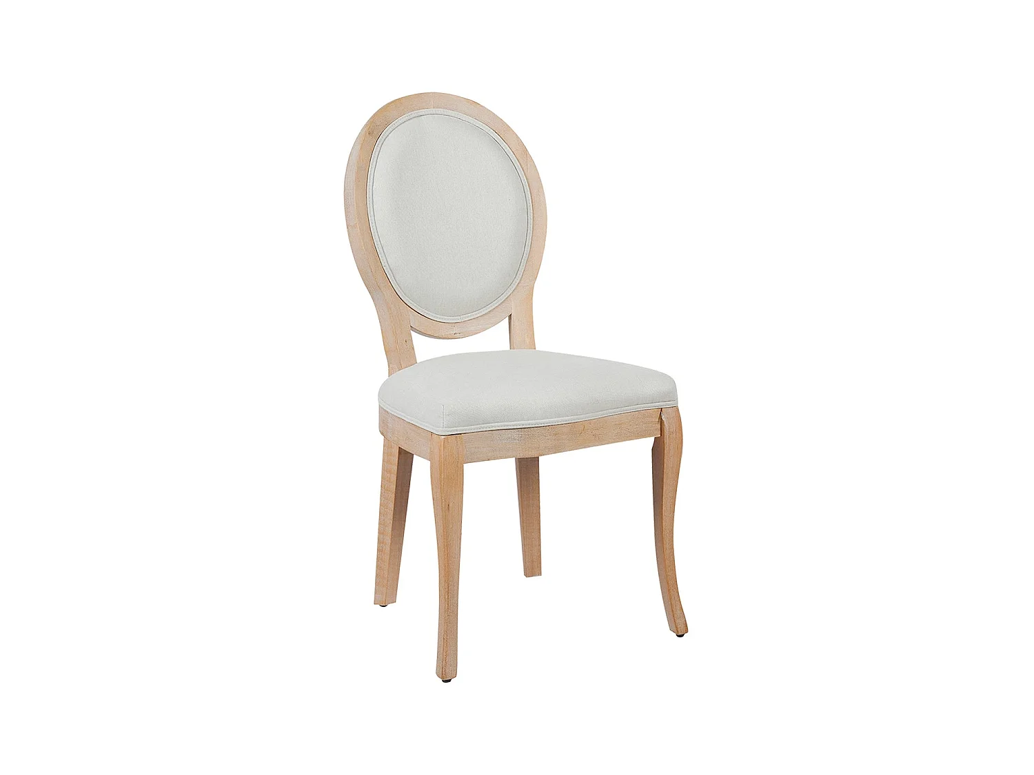 Set de 2 sillas de comedor tapizadas lizzie  beige para hogar moderno mueble de almacenaje  - Homekit
