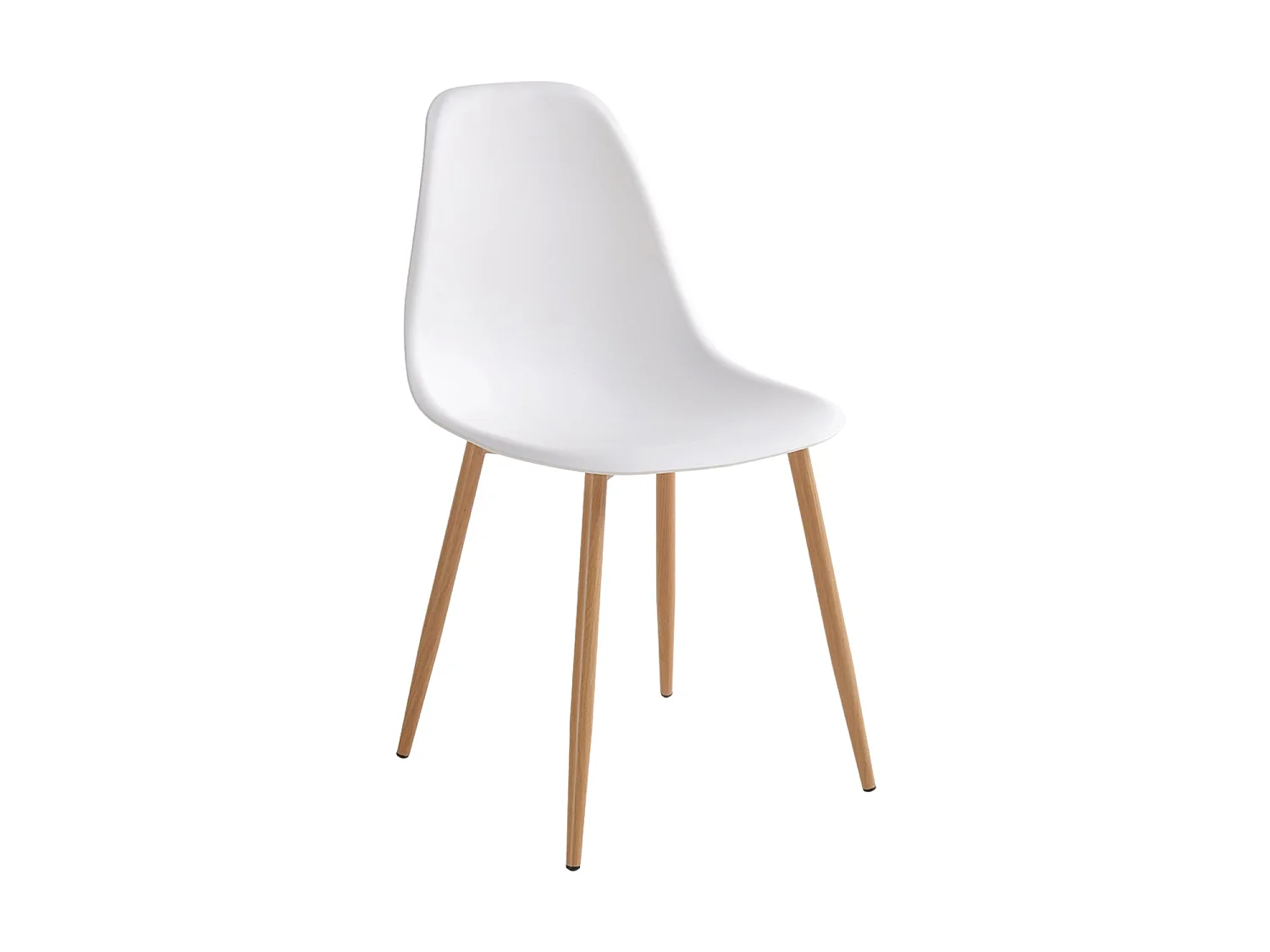 Silla de comedor lena  blanco para hogar moderno mueble de almacenaje  - Homekit
