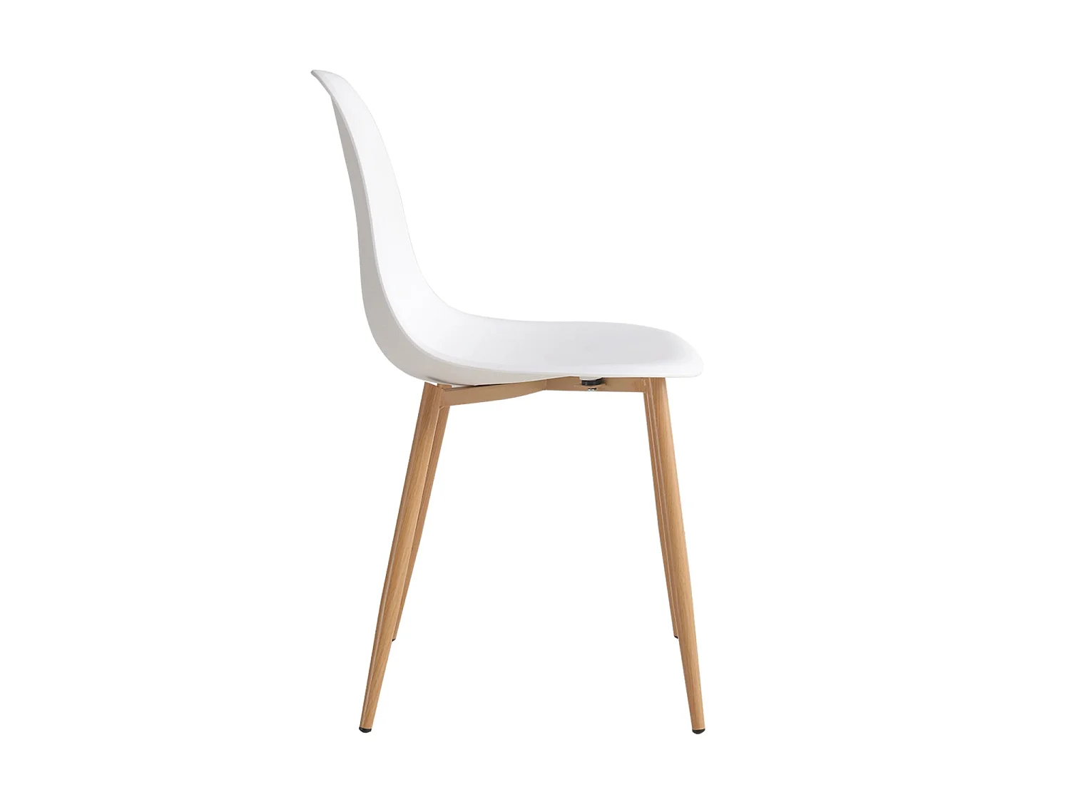 Silla de comedor lena  blanco para hogar moderno mueble de almacenaje  - Homekit