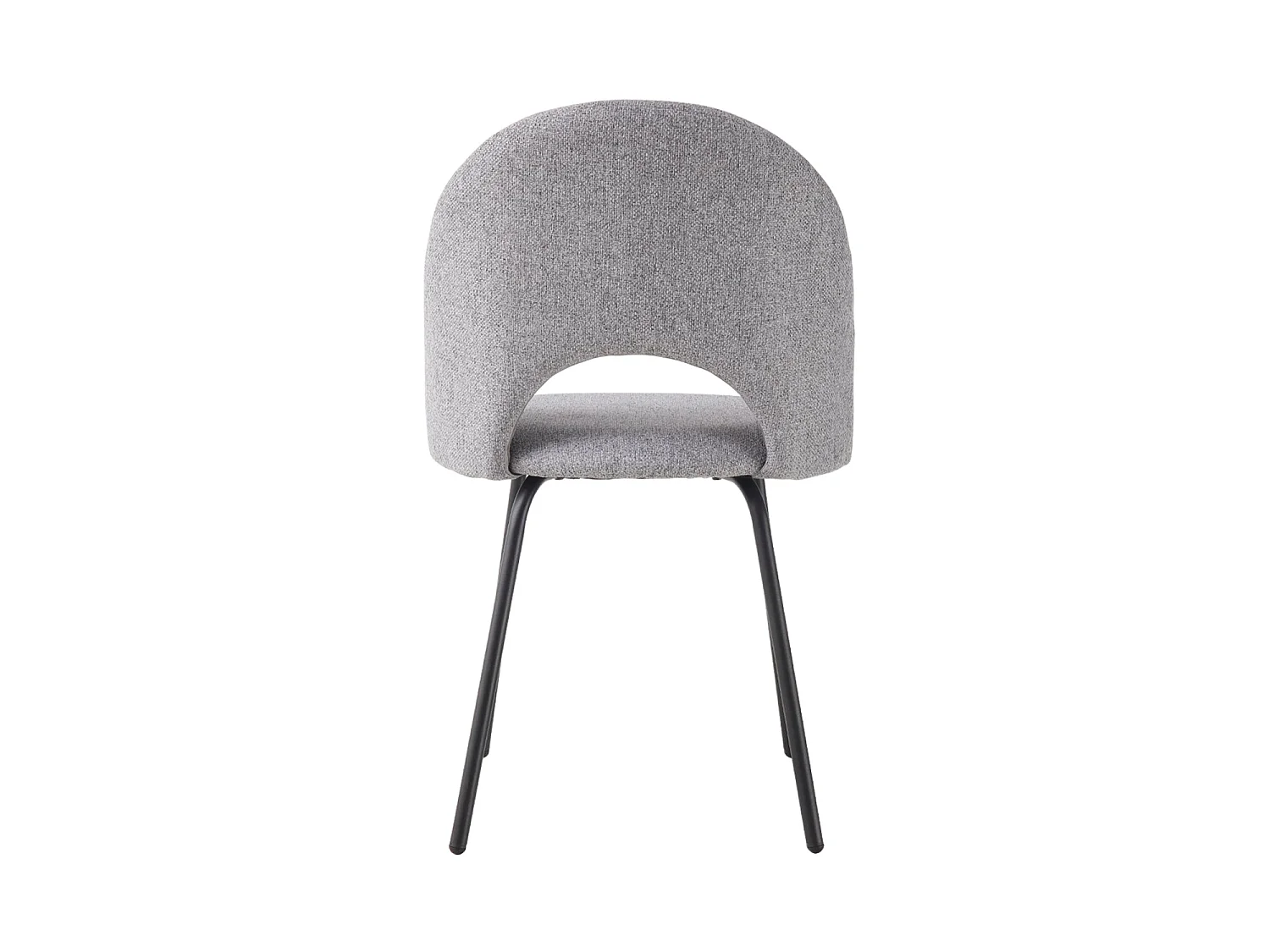 Silla de comedor tapizada lupe  gris para hogar moderno mueble de almacenaje  - Homekit