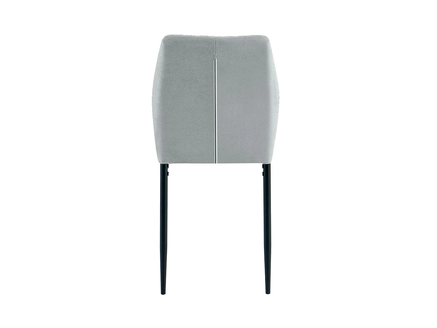 Set de 4 sillas de comedor tapizadas manuela oscuro  gris para hogar moderno mueble de almacenaje  - Homekit