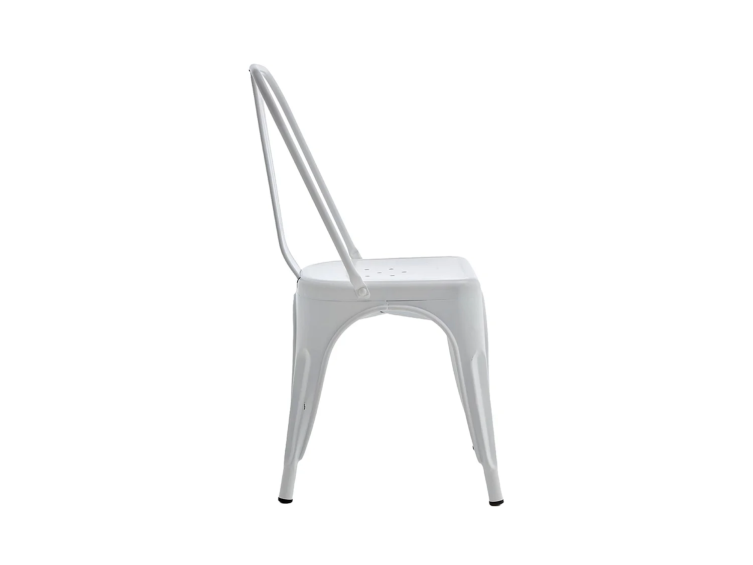 Set de 4 sillas en acero Lessie - Color Blanco - Homekit