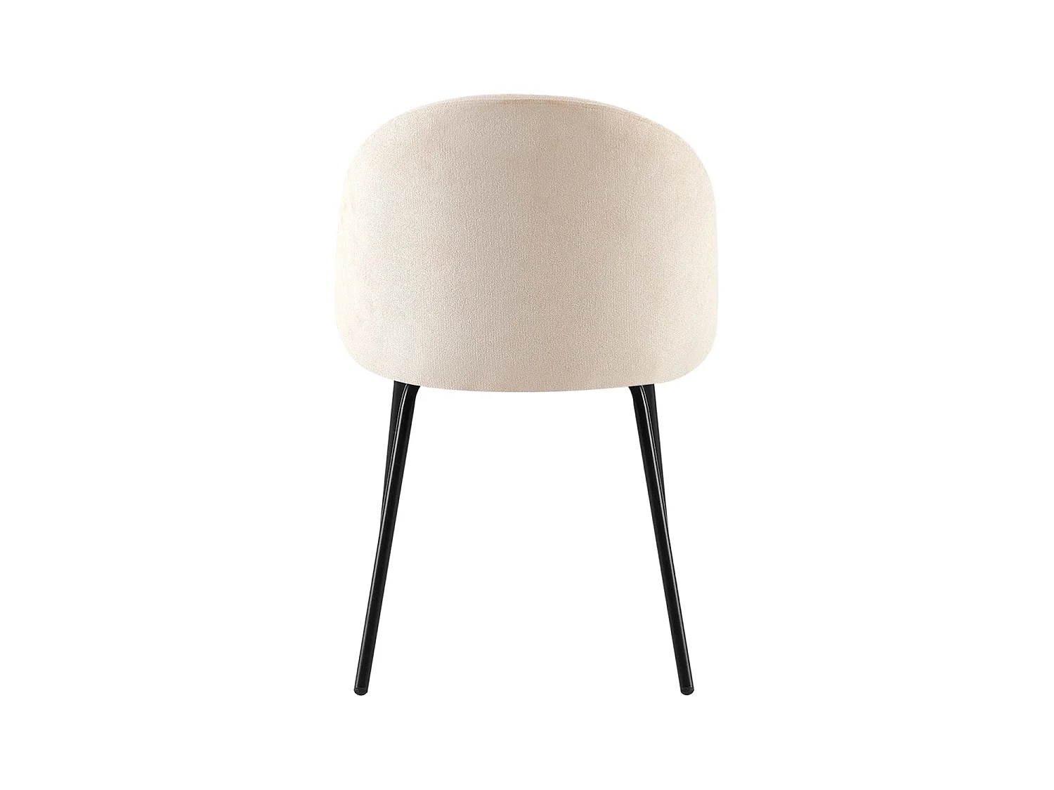 Set de 4 sillas de comedor tapizadas grace  beige para hogar moderno mueble de almacenaje  - Homekit