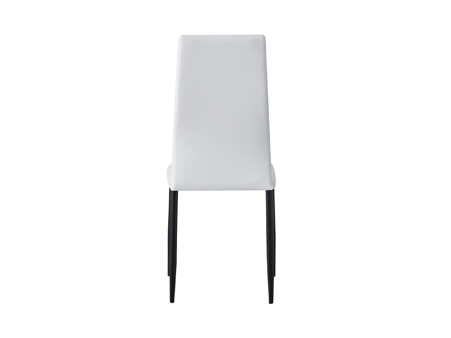 Set de 4 sillas de comedor tapizadas corina  blanco para hogar moderno mueble de almacenaje  - Homekit