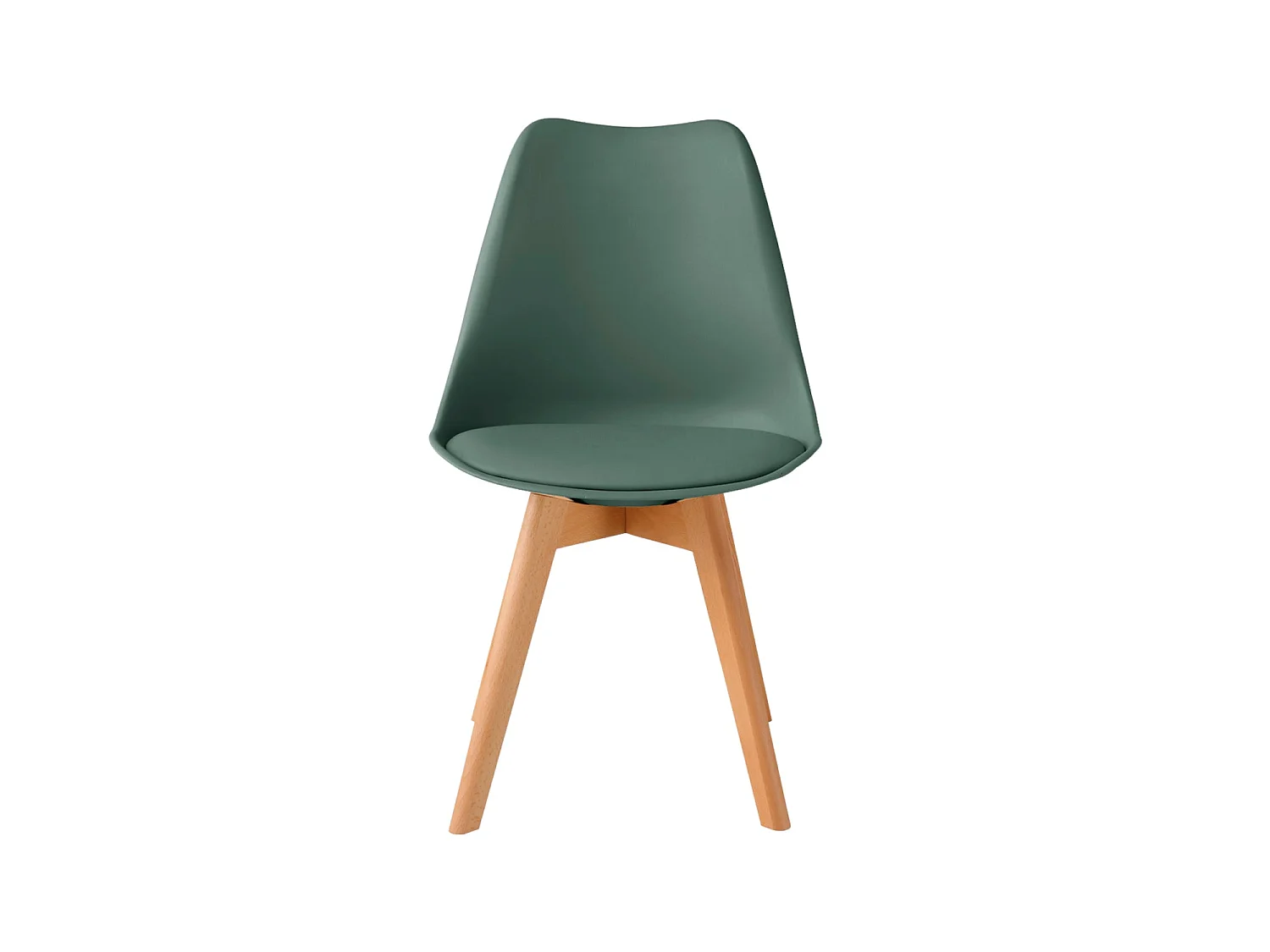Set de 4 sillas de comedor mavis verde  para hogar moderno mueble de almacenaje  - Homekit