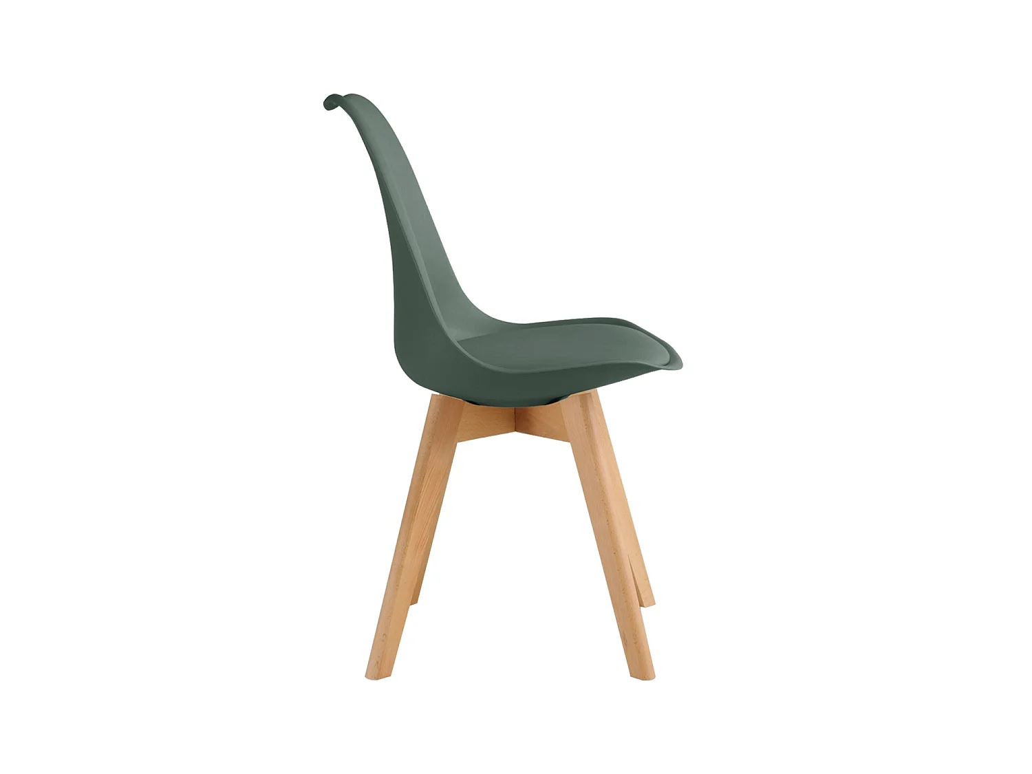Set de 4 sillas de comedor mavis verde  para hogar moderno mueble de almacenaje  - Homekit