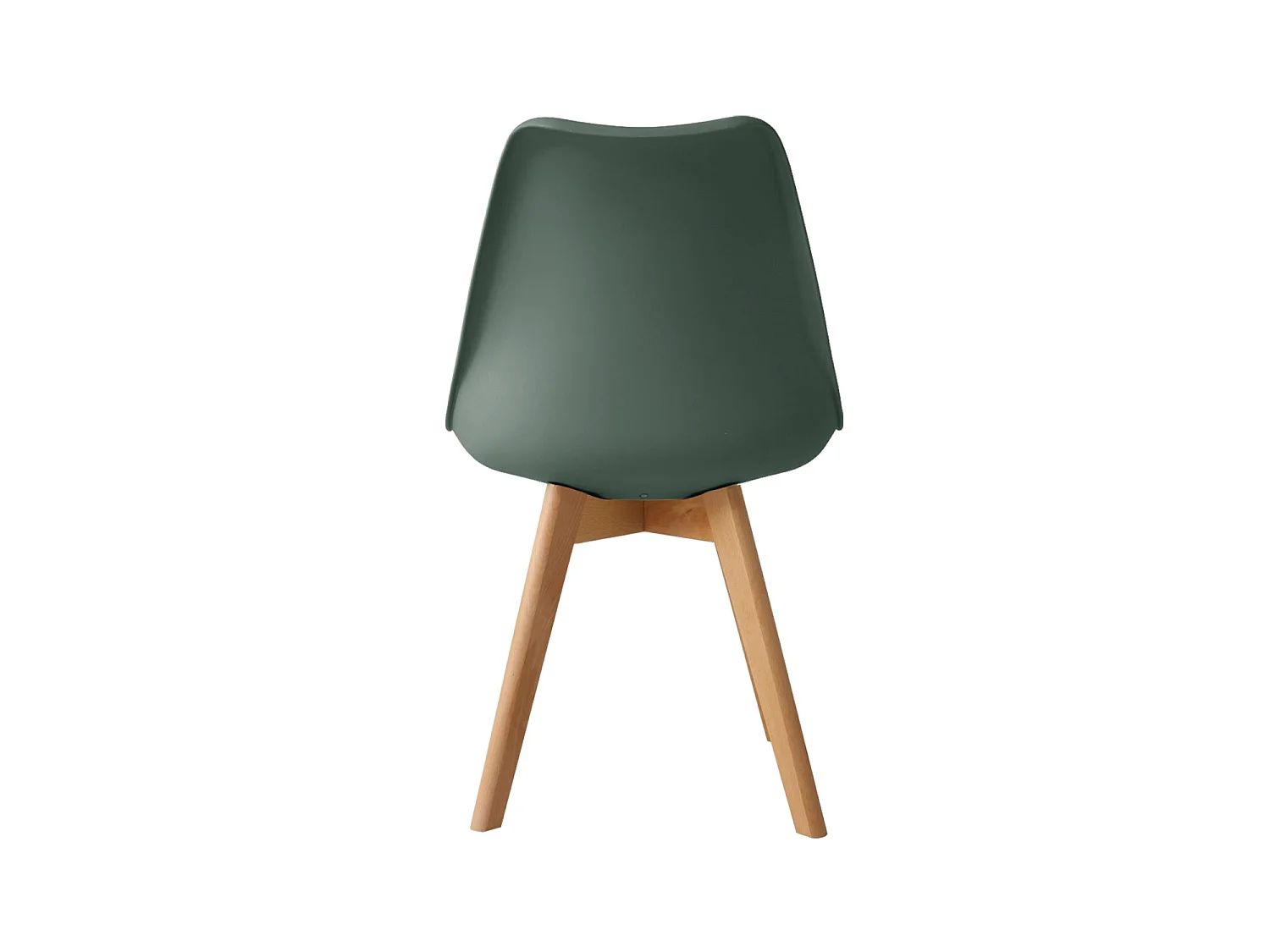 Set de 4 sillas de comedor mavis verde  para hogar moderno mueble de almacenaje  - Homekit