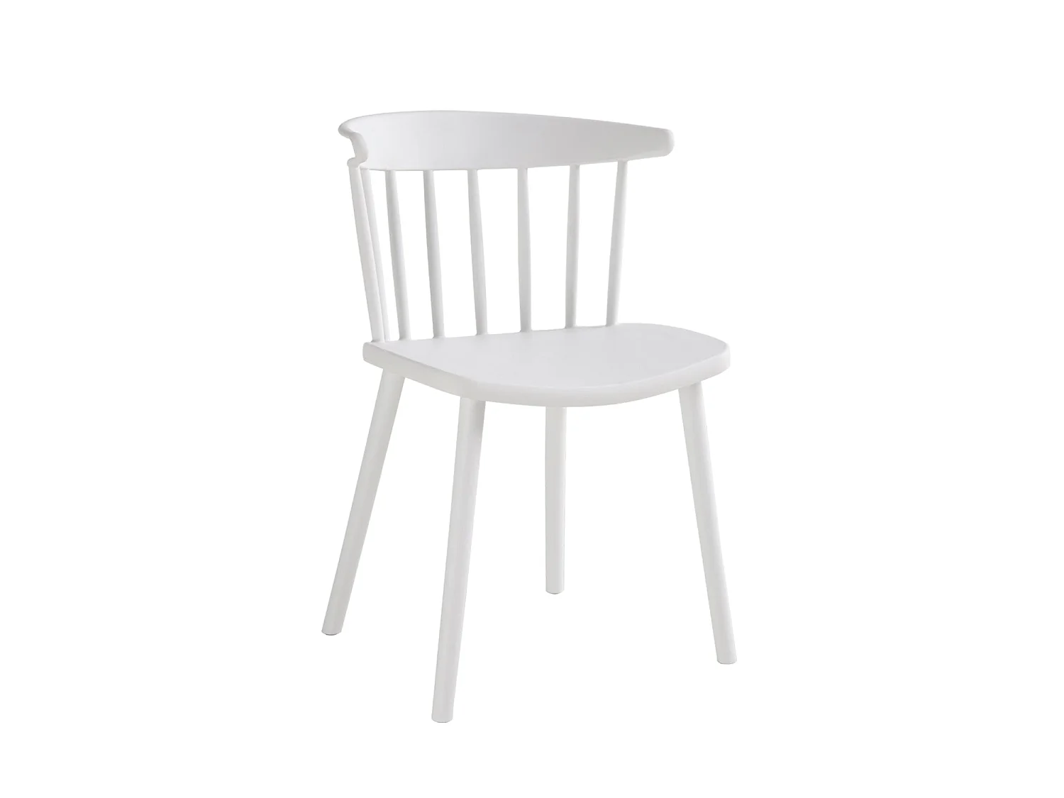 Set de 4 sillas connie blanco para hogar moderno mueble de almacenaje  - Homekit