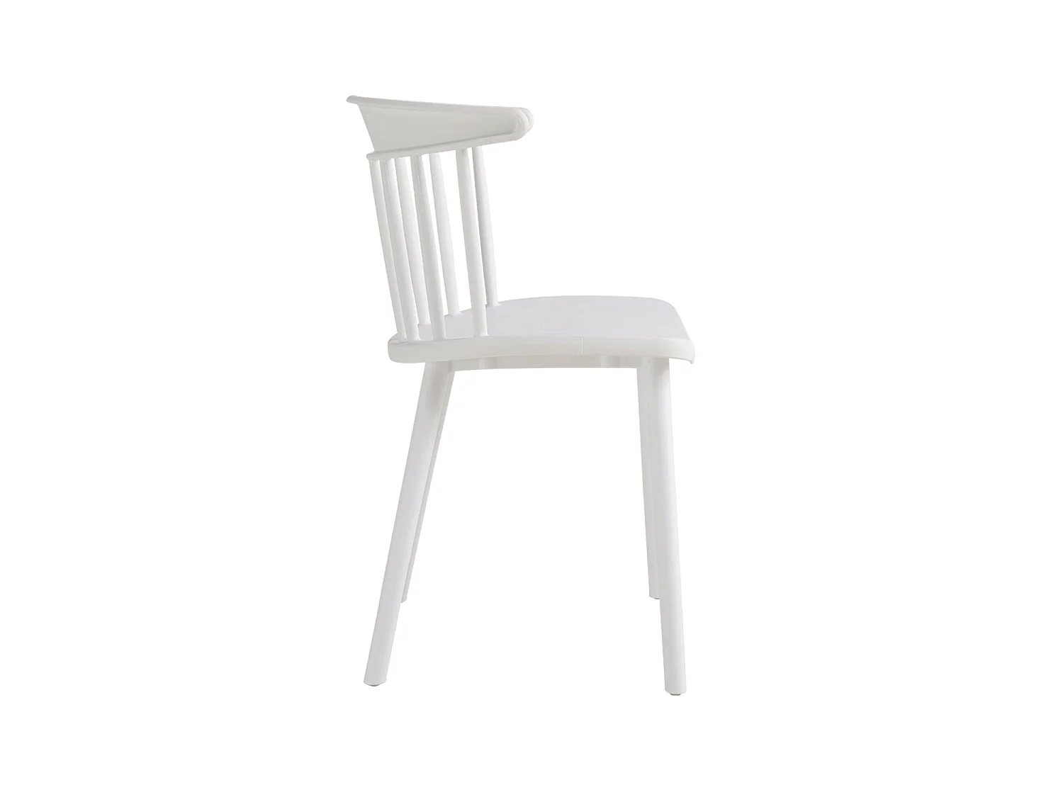 Set de 4 sillas connie blanco para hogar moderno mueble de almacenaje  - Homekit