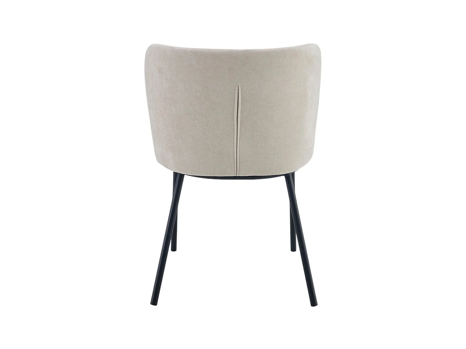Set de 2 sillas de comedor tapizadas glenna  beige para hogar moderno mueble de almacenaje  - Homekit