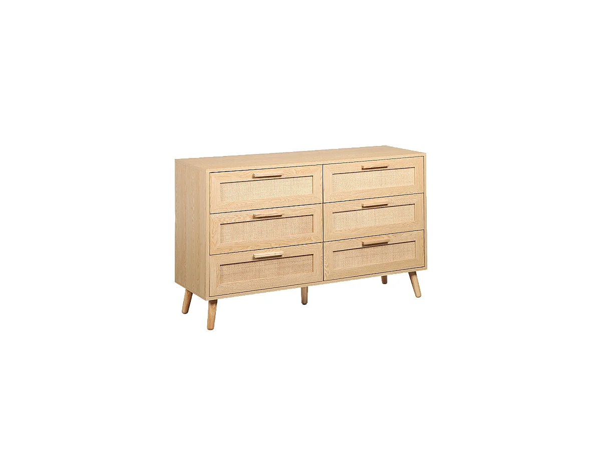 Cómoda ratán Clare - Color Madera natural - Homekit