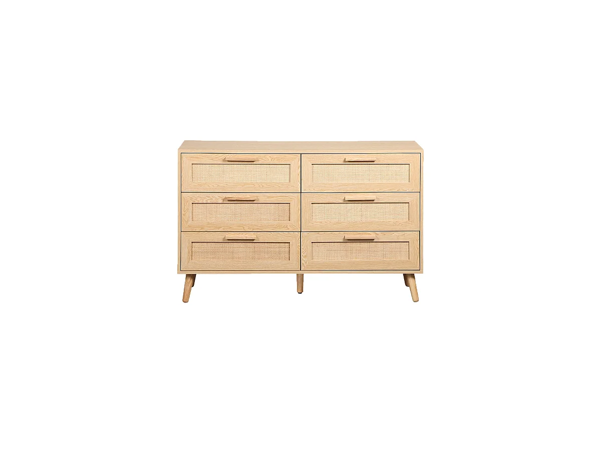 Cómoda ratán Clare - Color Madera natural - Homekit