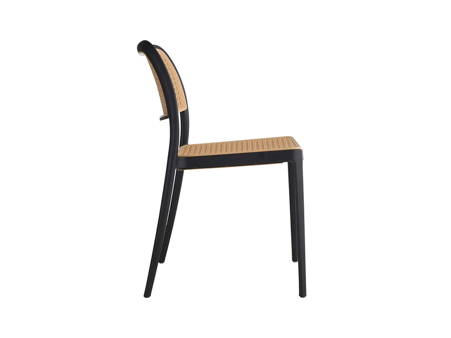 Set de 4 sillas tammy  negro para hogar moderno mueble de almacenaje  - Homekit