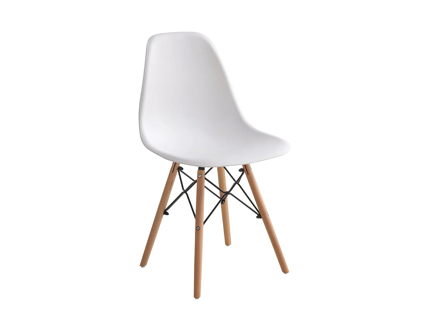 Set de 4 sillas de comedor emilia  blanco para hogar moderno mueble de almacenaje  - Homekit
