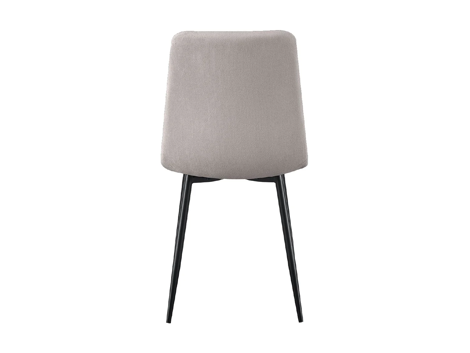 Set de 4 sillas de comedor tapizadas shanna claro  gris para hogar moderno mueble de almacenaje  - Homekit