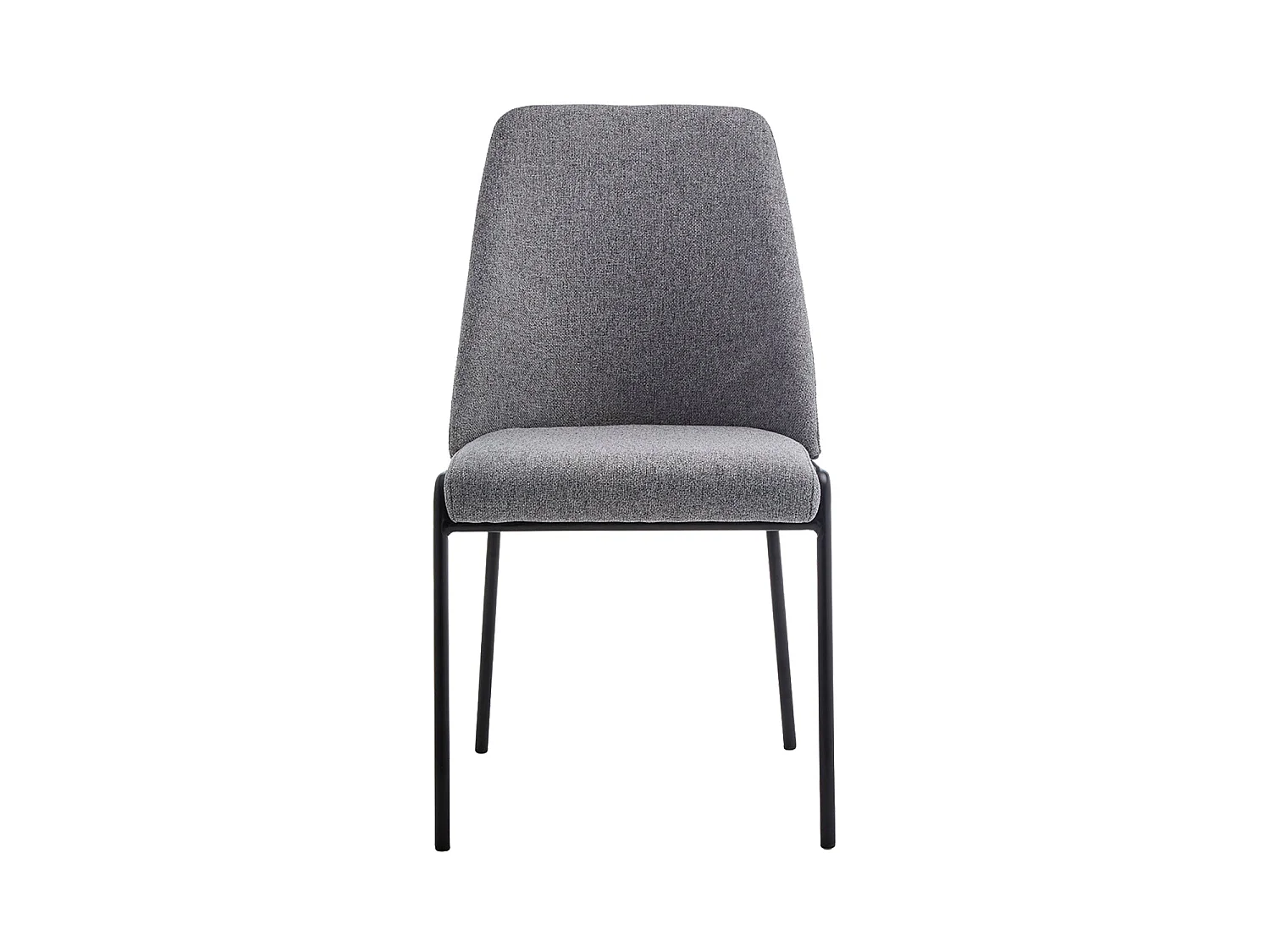 Set de 4 sillas de comedor tapizadas Leola - Color Gris - Homekit