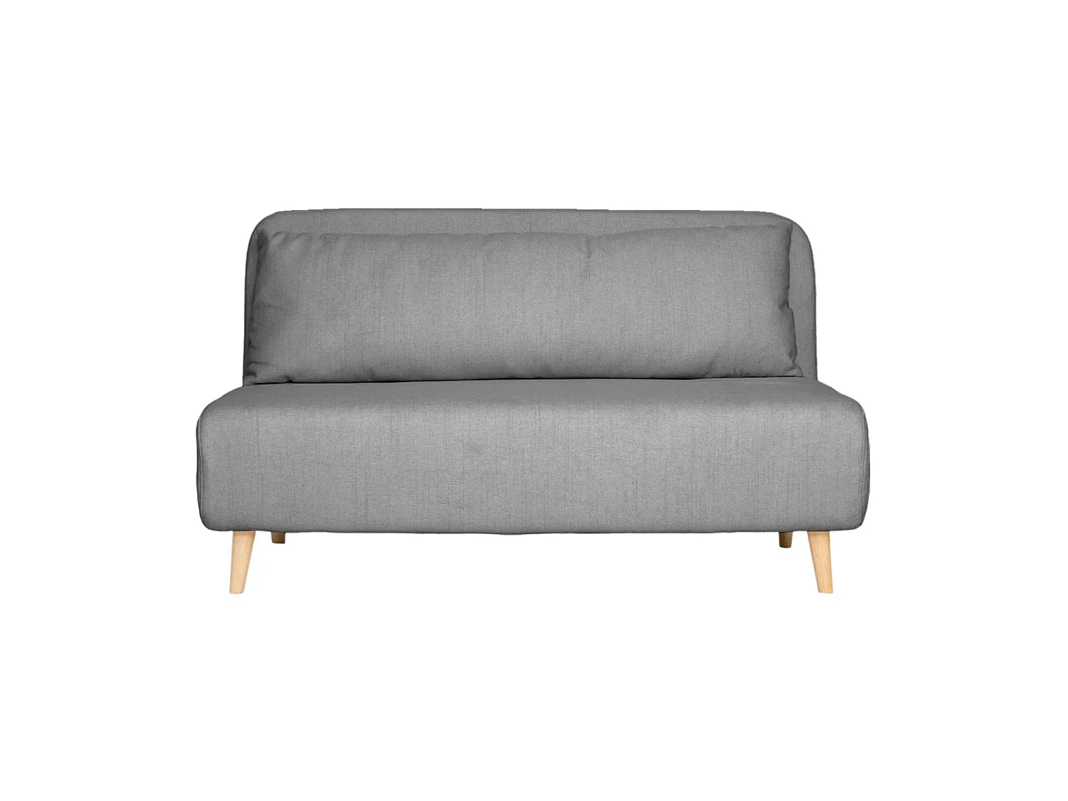 Sofá cama de 2 plazas leann  gris para hogar moderno mueble de almacenaje  - Homekit