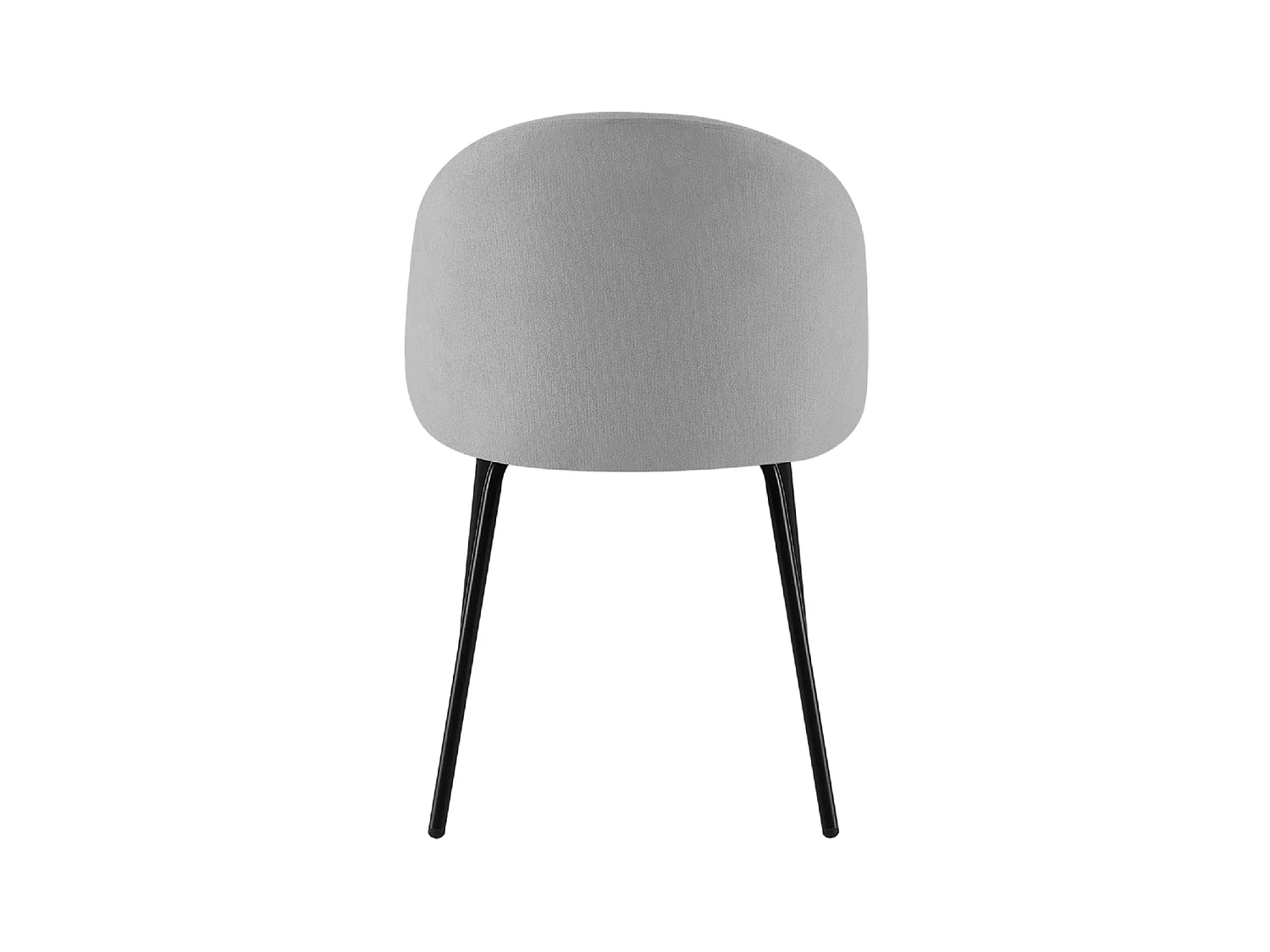 Silla de comedor tapizada grace  gris para hogar moderno mueble de almacenaje  - Homekit
