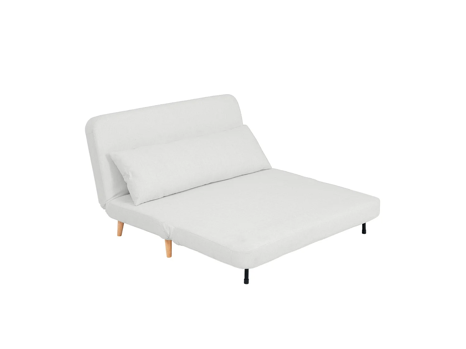 Sofá cama de 2 plazas leann  beige para hogar moderno mueble de almacenaje  - Homekit