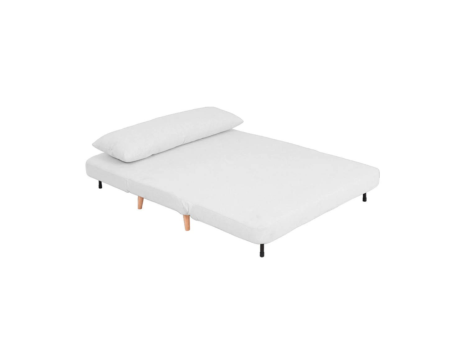 Sofá cama de 2 plazas leann  beige para hogar moderno mueble de almacenaje  - Homekit