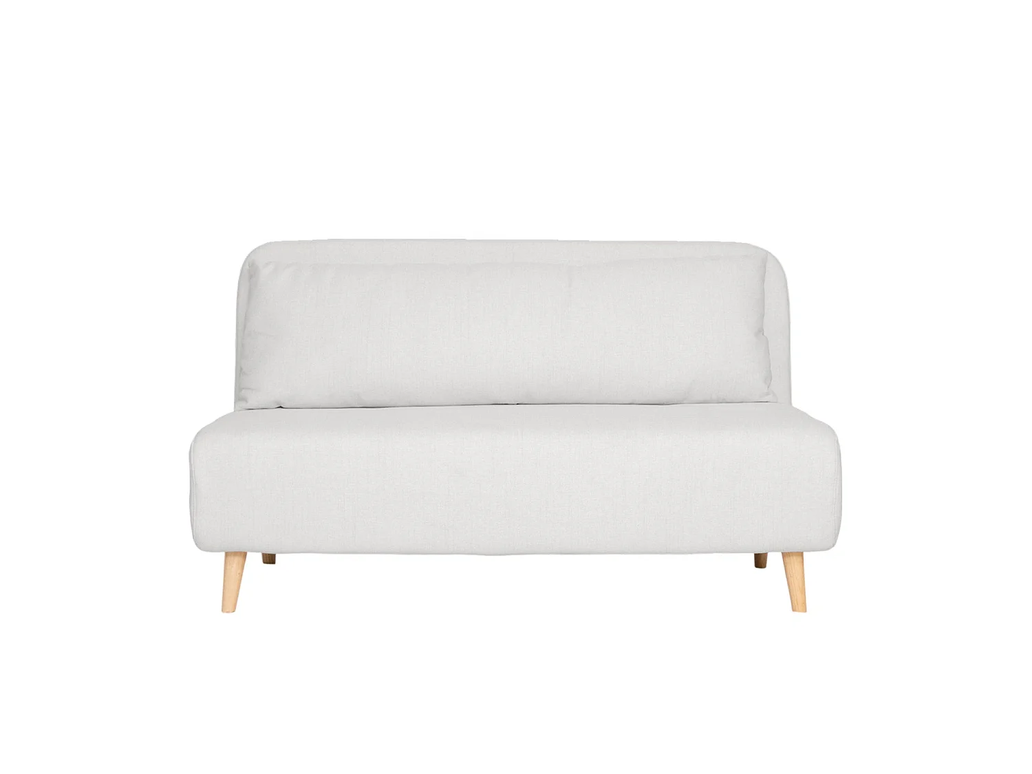 Sofá cama de 2 plazas leann  beige para hogar moderno mueble de almacenaje  - Homekit
