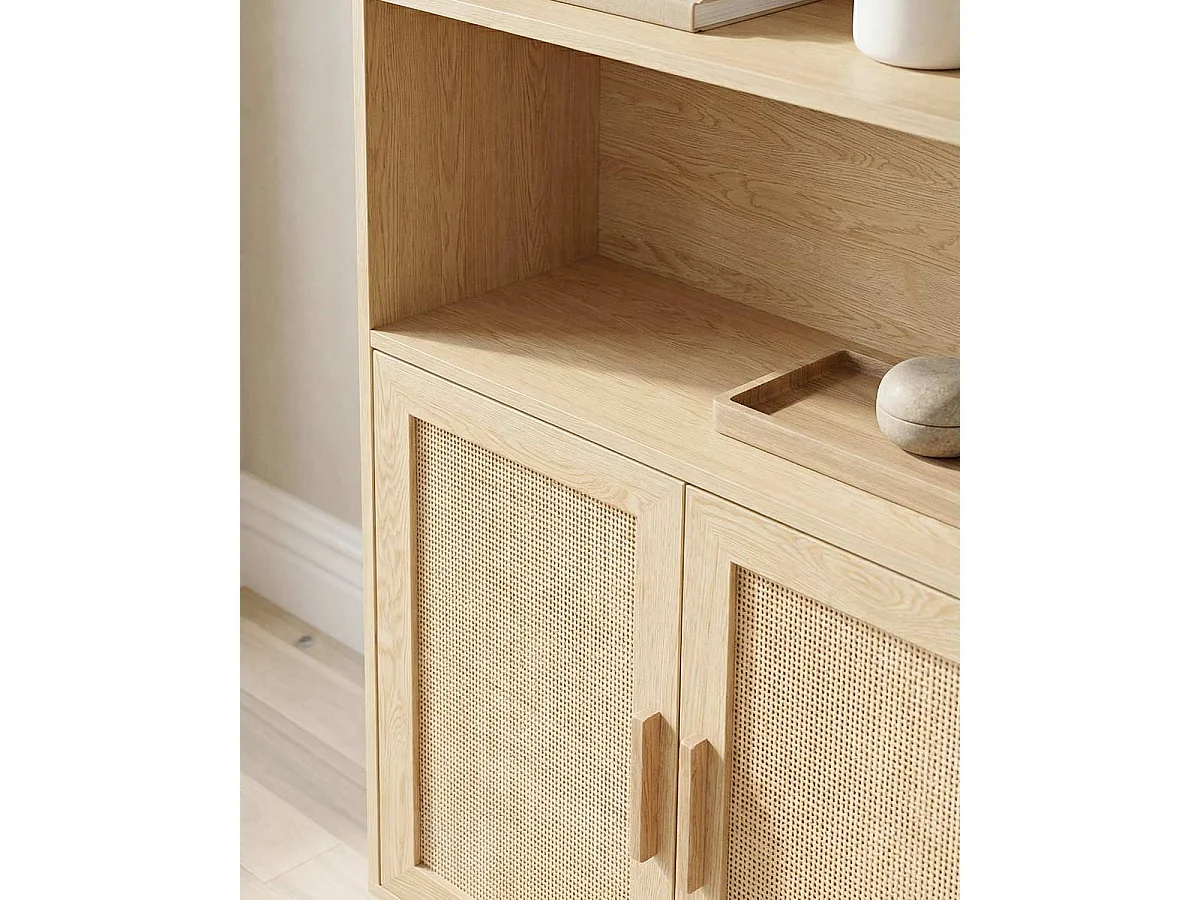 Estanteria ratán Clare - Color Madera natural - Homekit
