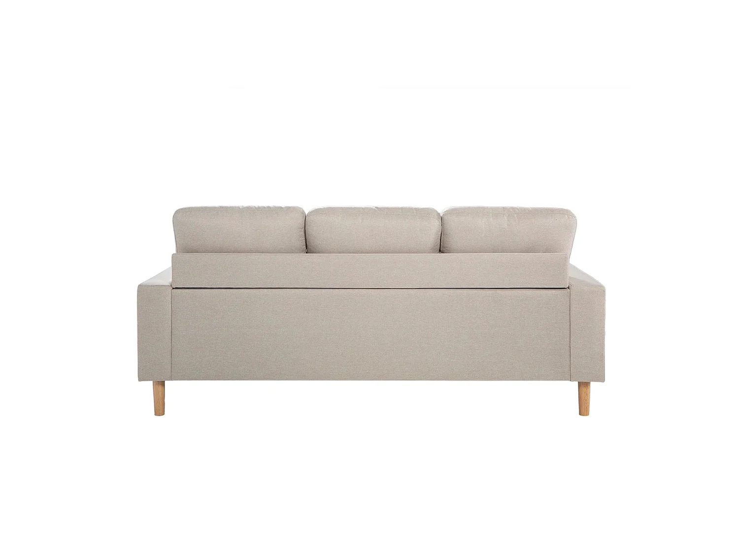 Sofá con chaise longue reversible Tabitha - Color Beige - Homekit