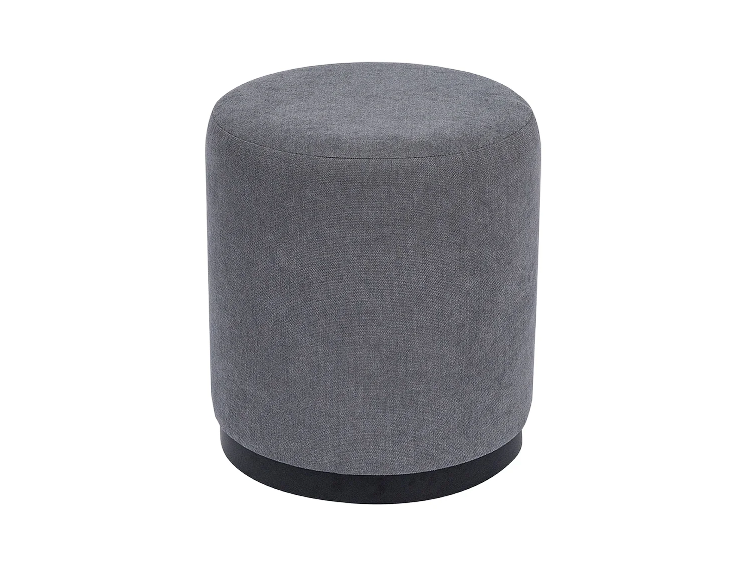 Puff tapizado sheena gris para hogar moderno mueble de almacenaje  - Homekit