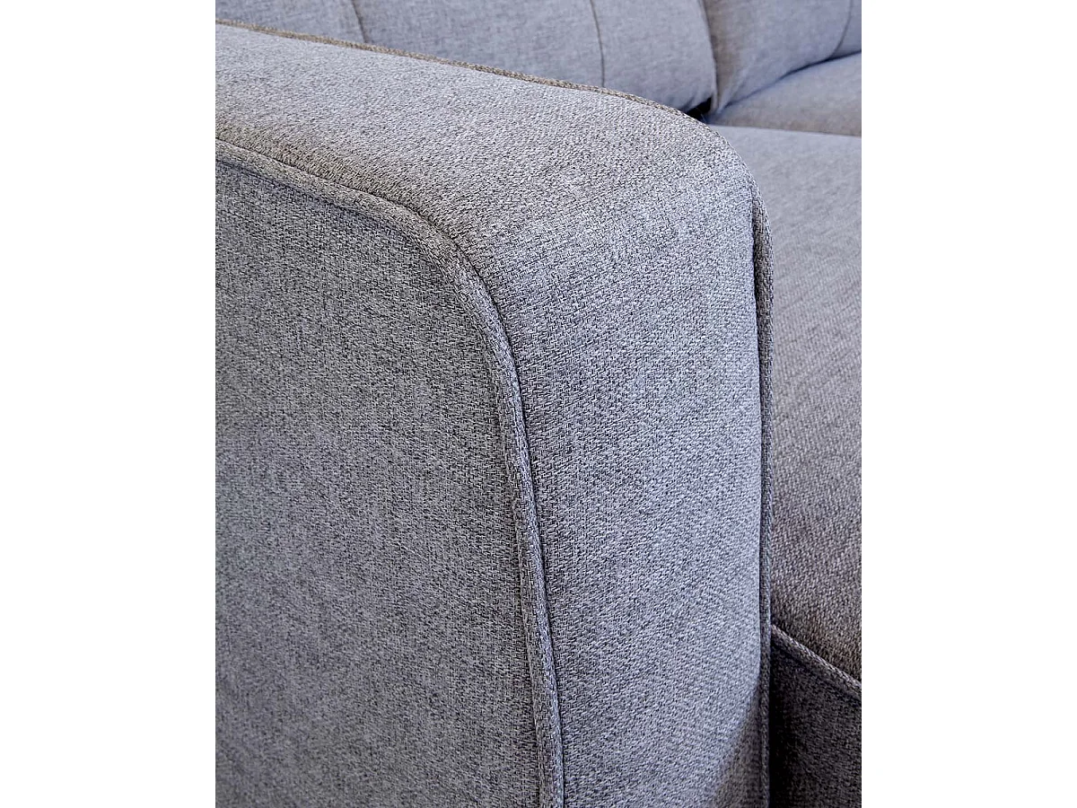 Sofá con chaise longue reversible Karla - Color Gris - Homekit