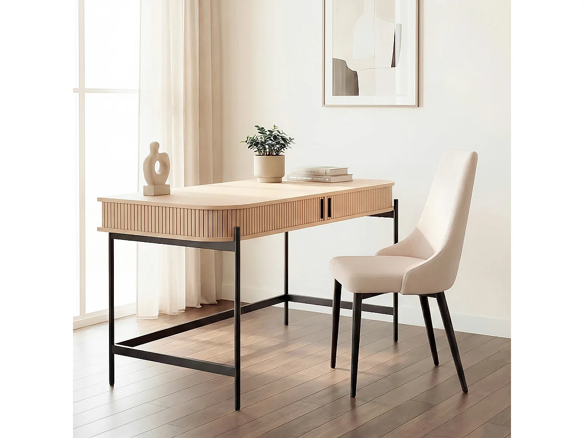Escritorio Erma - Color Madera natural - Homekit