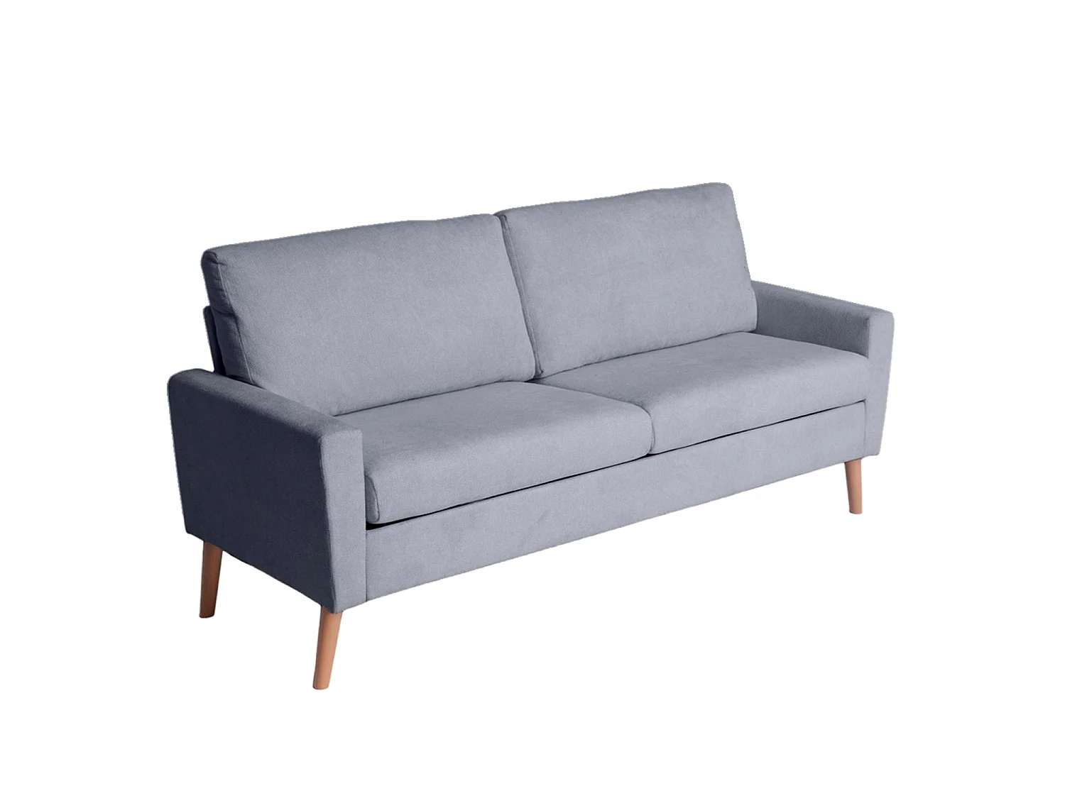 Sofá de 3 plazas sophie  gris para hogar moderno mueble de almacenaje  - Homekit