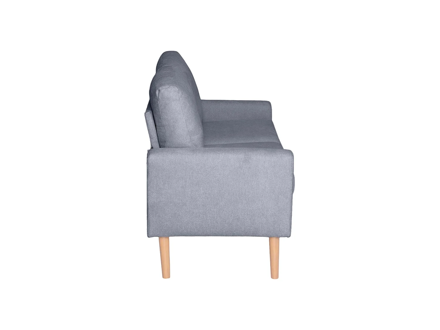 Sofá de 3 plazas sophie  gris para hogar moderno mueble de almacenaje  - Homekit