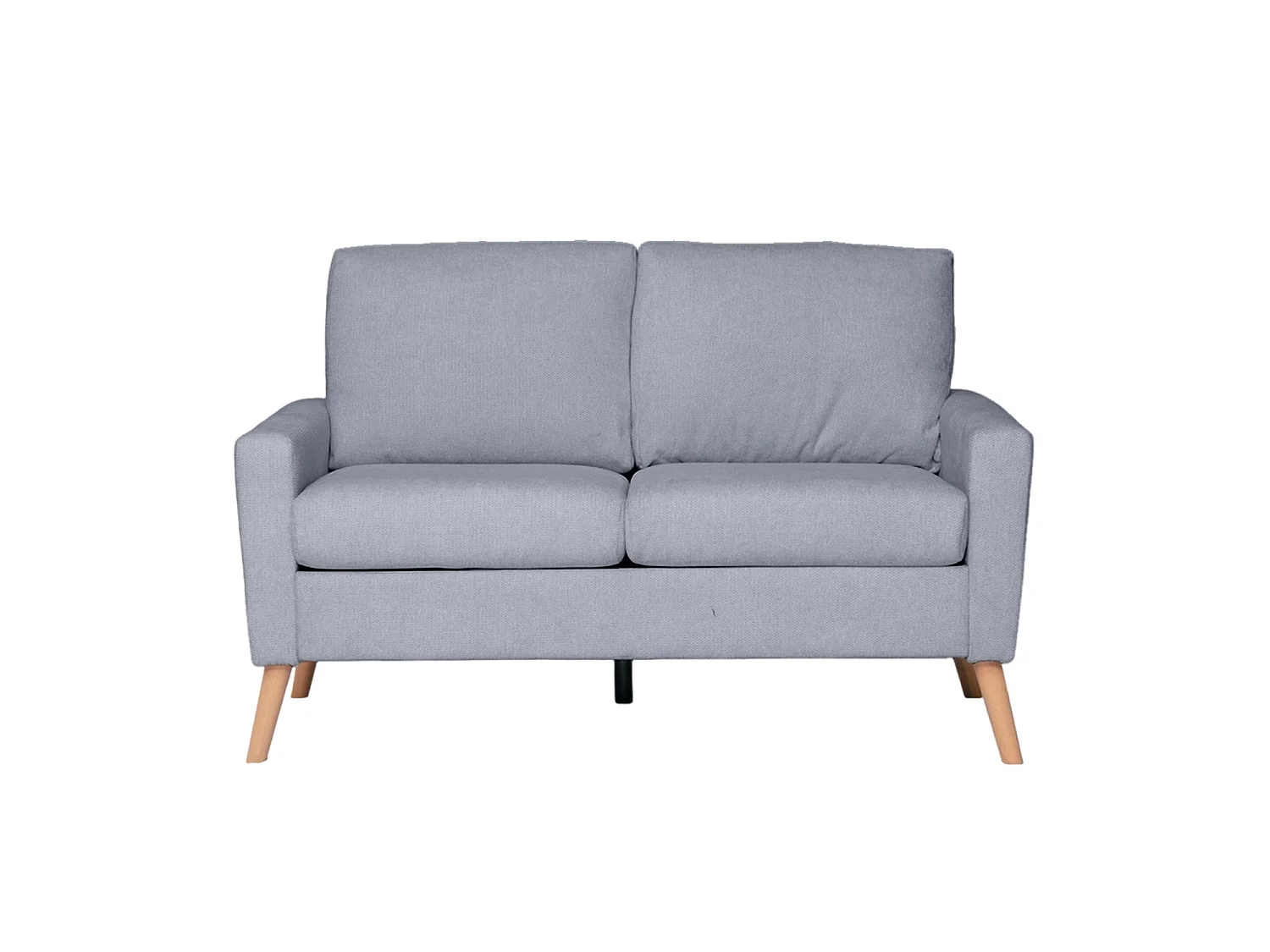 Sofá de 2 plazas sophie  gris para hogar moderno mueble de almacenaje  - Homekit