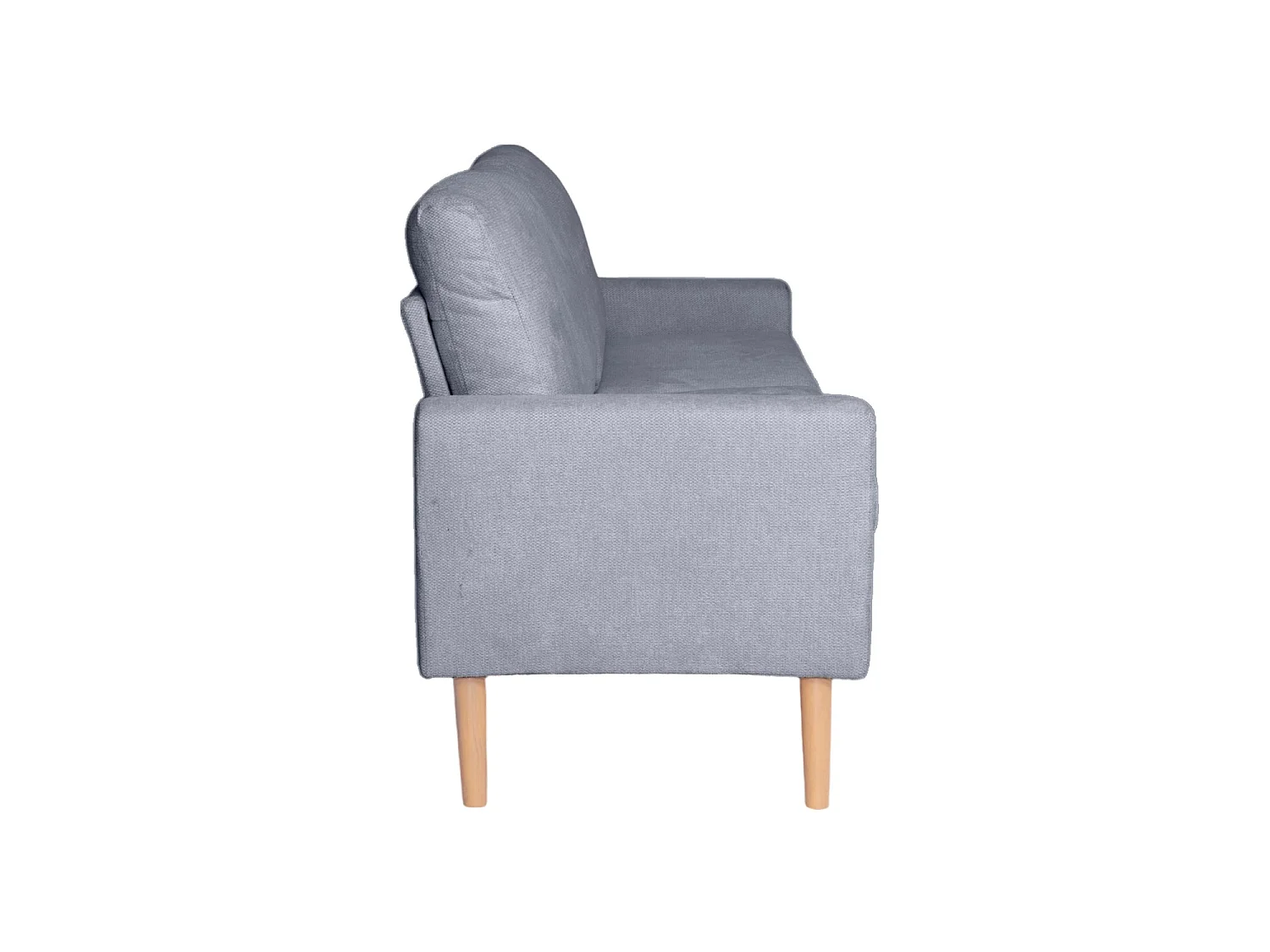 Sofá de 2 plazas sophie  gris para hogar moderno mueble de almacenaje  - Homekit