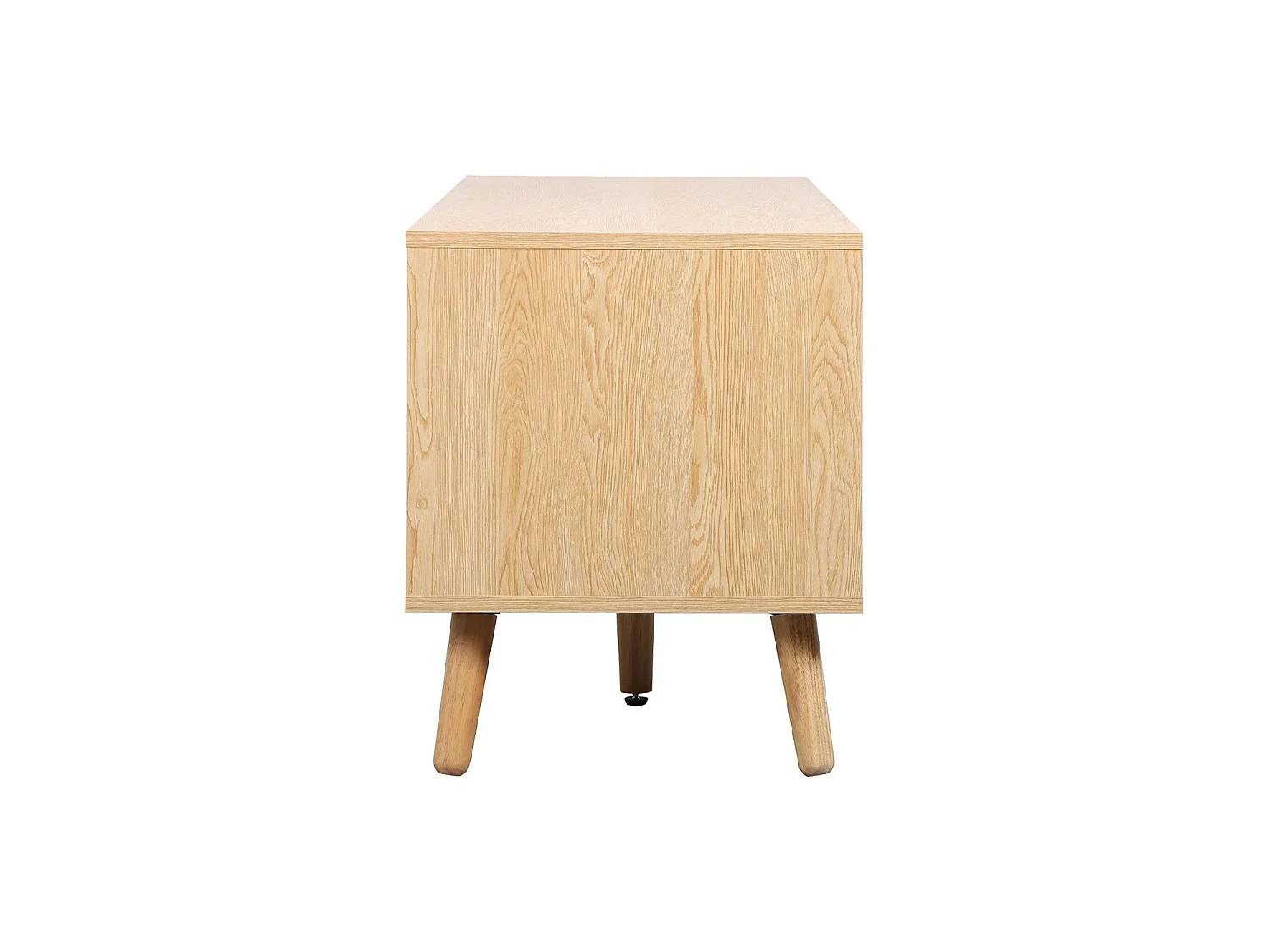Mueble TV ratán Clare 2 puertas 1 cajon - Color Madera natural - Homekit