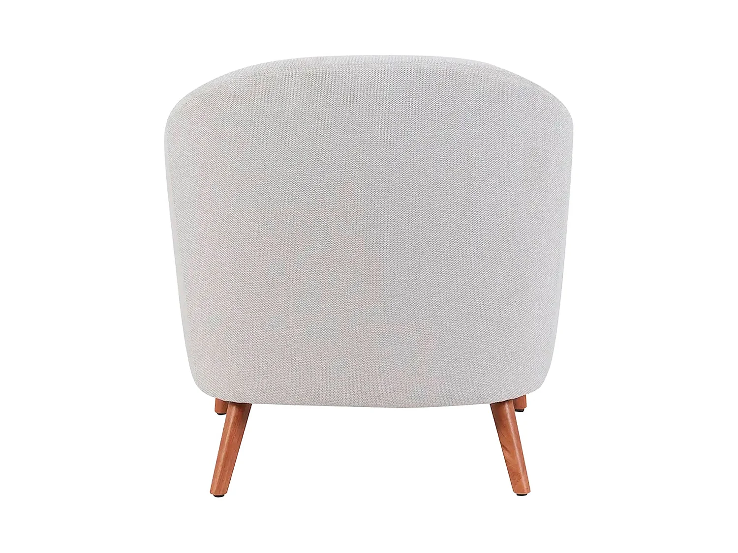 Sillón tapizado en tela nelda  beige para hogar moderno mueble de almacenaje  - Homekit