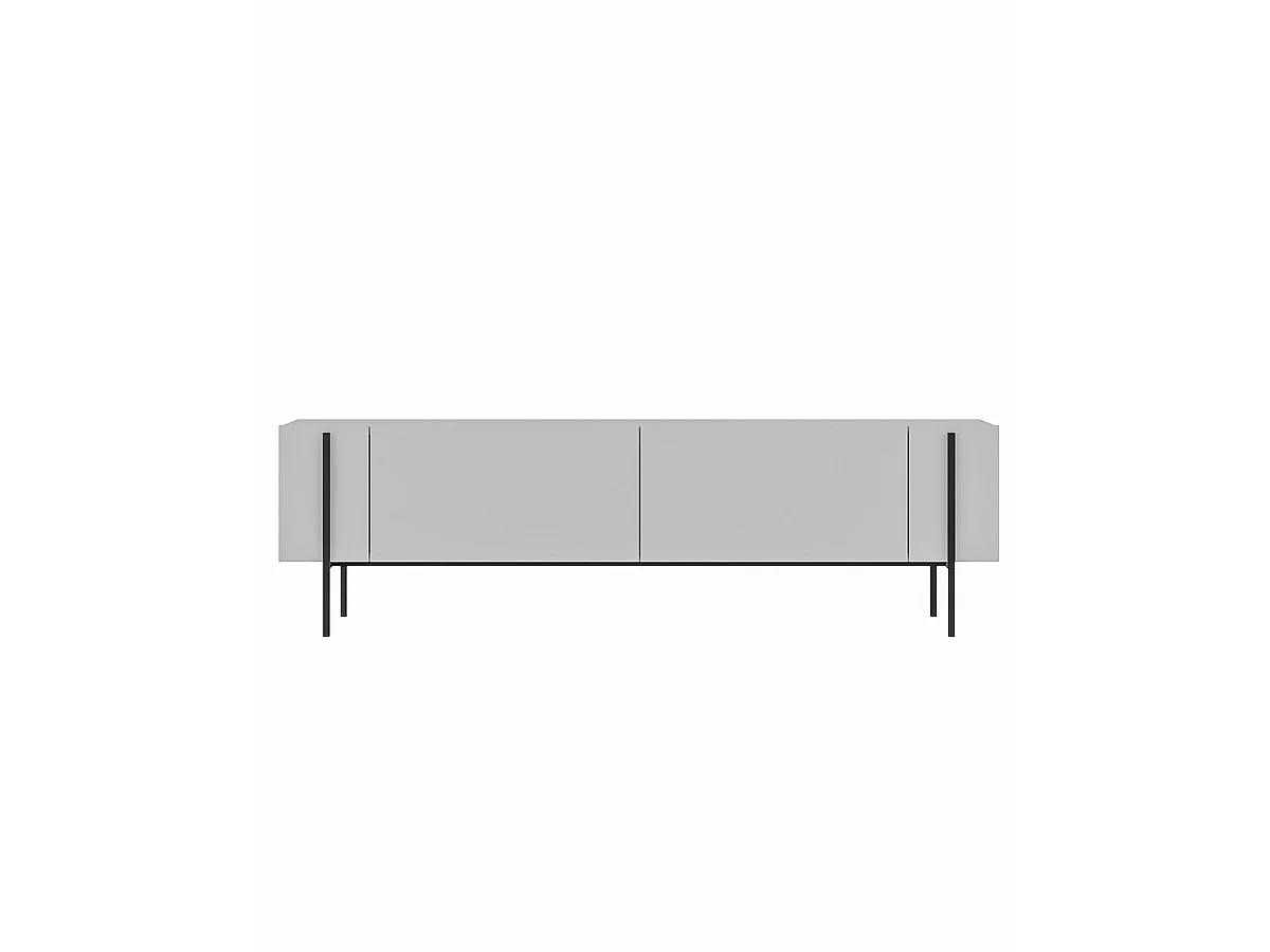 Mueble tv kari y  blanco y negro para hogar moderno mueble de almacenaje  - Homekit