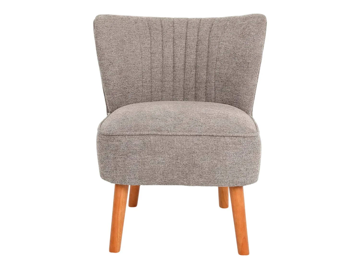 Sillón tapizado en tela eve marrón  para hogar moderno mueble de almacenaje  - Homekit