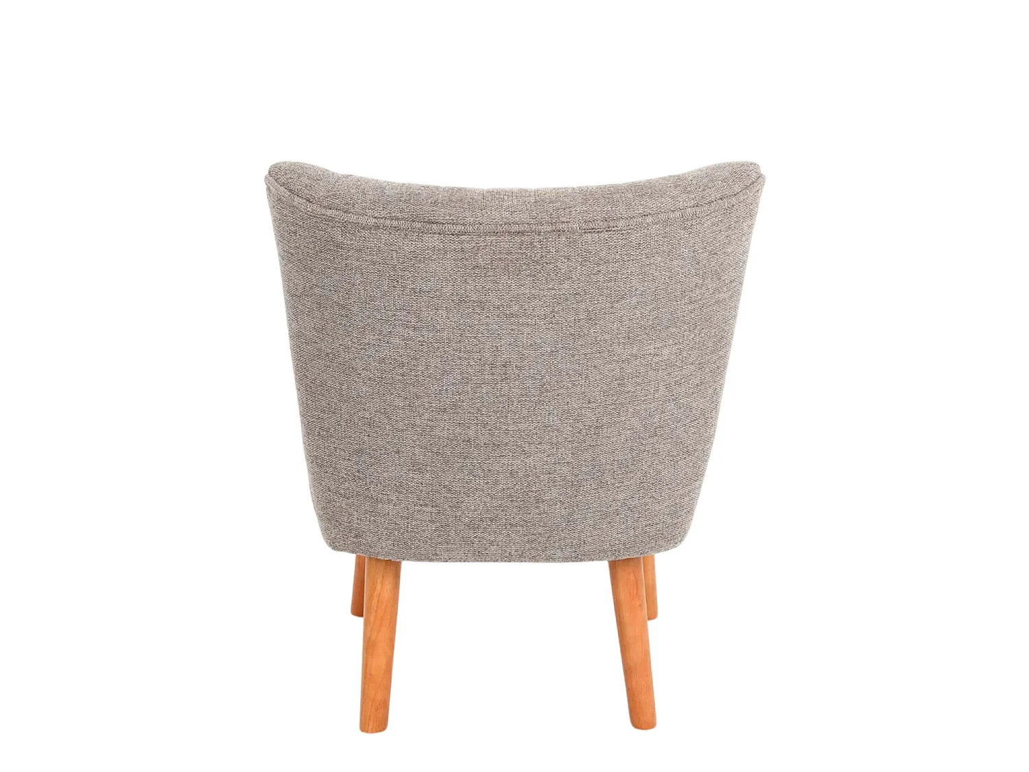 Sillón tapizado en tela eve marrón  para hogar moderno mueble de almacenaje  - Homekit