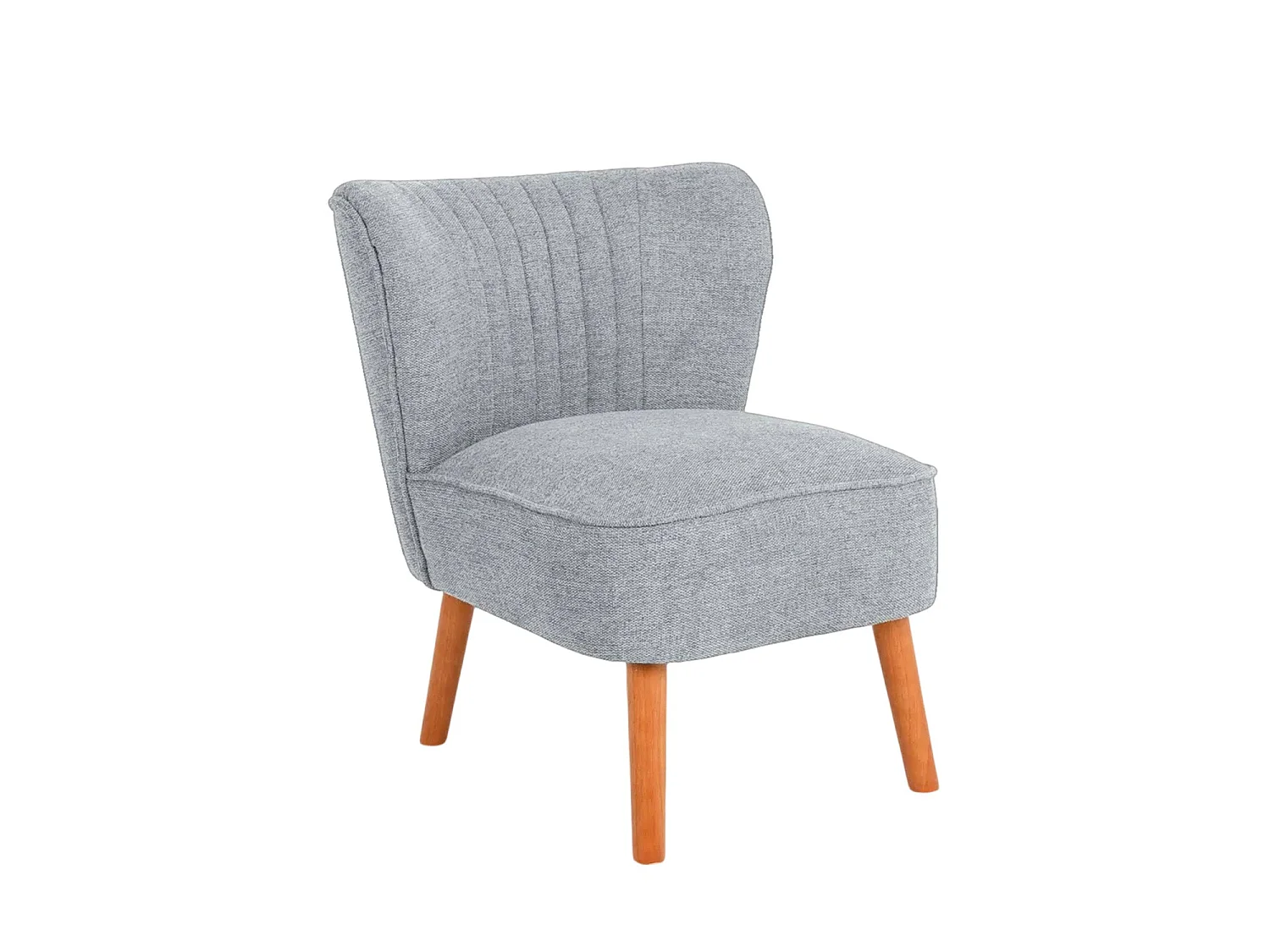Sillón tapizado en tela eve  gris para hogar moderno mueble de almacenaje  - Homekit