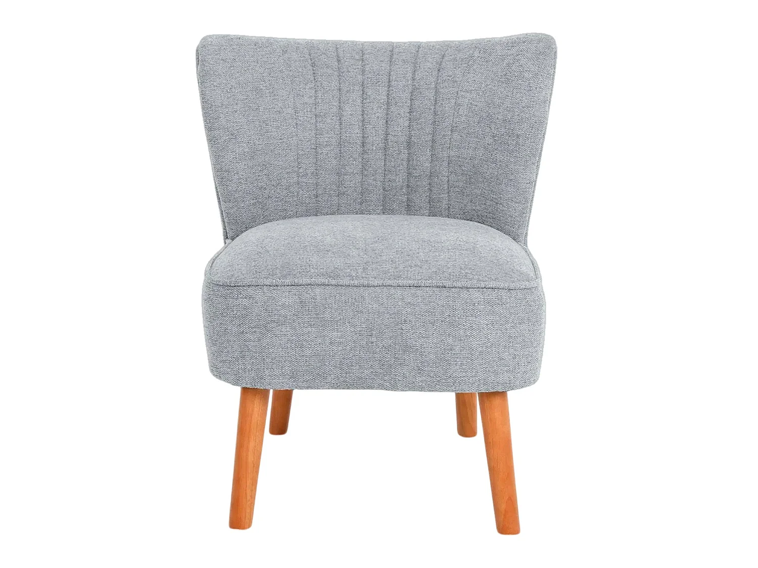 Sillón tapizado en tela eve  gris para hogar moderno mueble de almacenaje  - Homekit