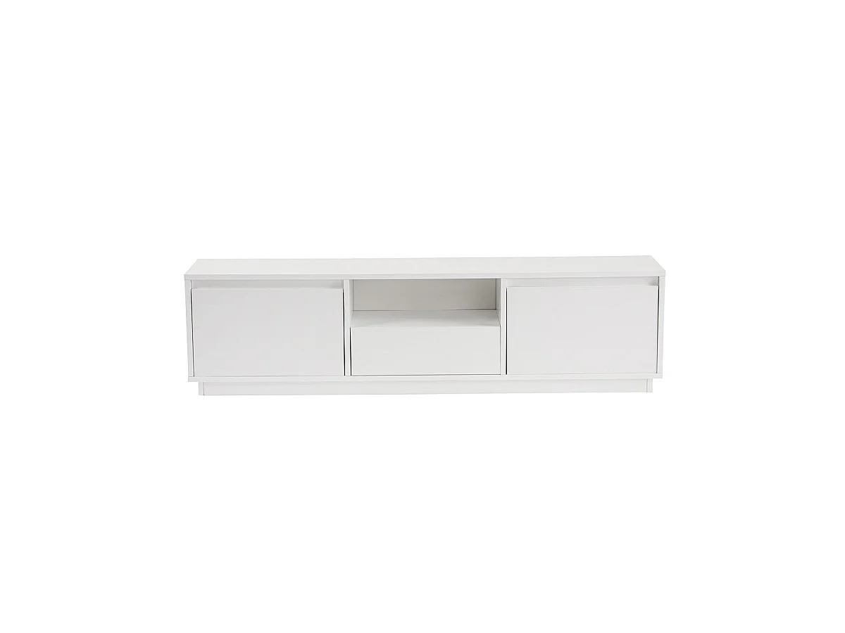 Mueble tv millie  blanco para hogar moderno mueble de almacenaje  - Homekit