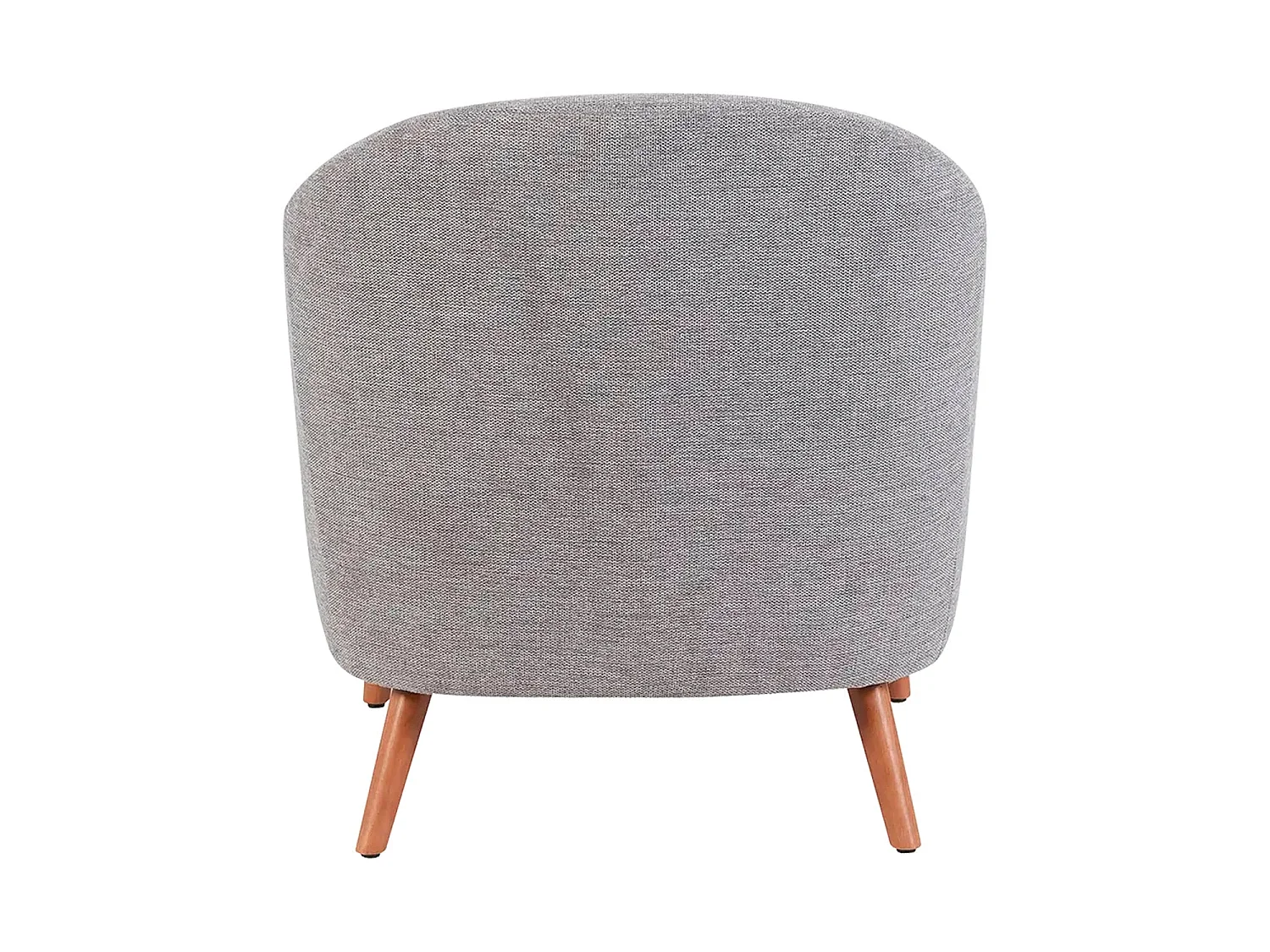 Sillón tapizado en tela nelda claro  gris para hogar moderno mueble de almacenaje  - Homekit