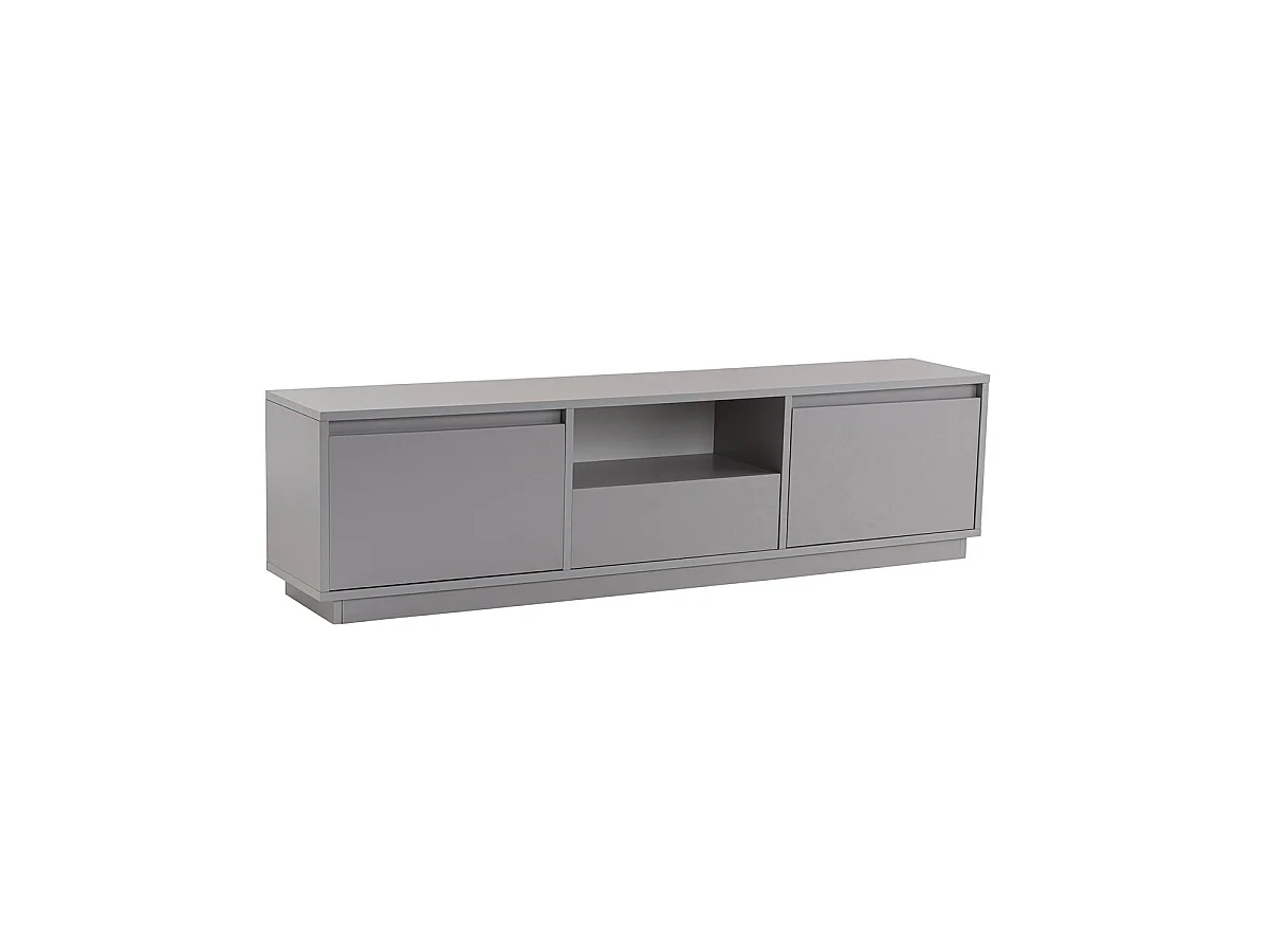 Mueble tv millie  gris para hogar moderno mueble de almacenaje  - Homekit