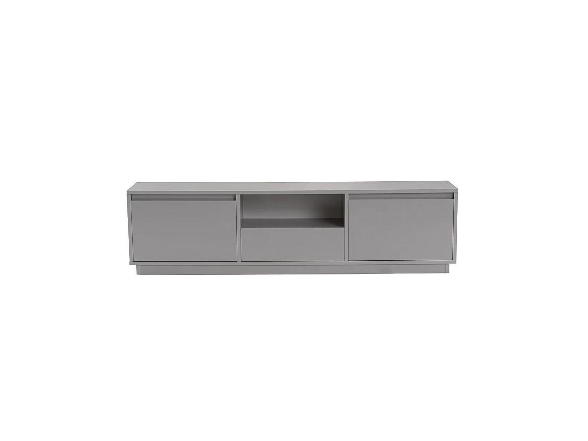 Mueble tv millie  gris para hogar moderno mueble de almacenaje  - Homekit