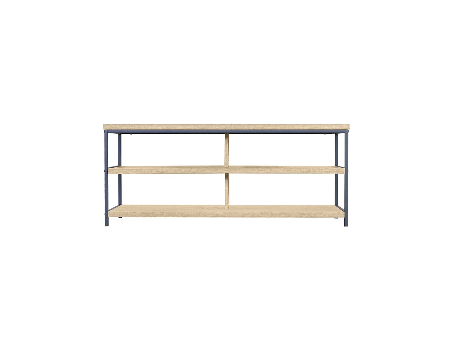 Mueble Tv Mindy - Color Madera natural y negro - Homekit
