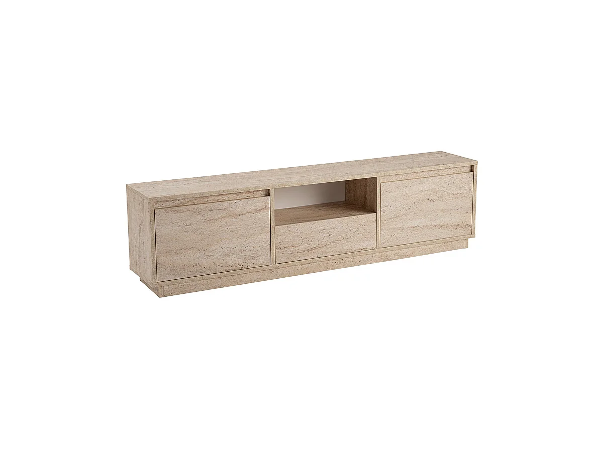Mueble tv millie travertino  para hogar moderno mueble de almacenaje  - Homekit