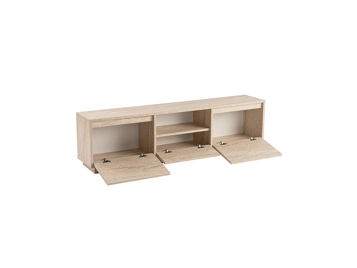 Mueble tv millie travertino  para hogar moderno mueble de almacenaje  - Homekit