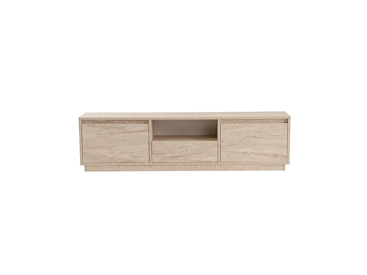 Mueble tv millie travertino  para hogar moderno mueble de almacenaje  - Homekit